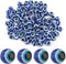 Savita 100pcs Blue Evil Eye Beads Eyeball Beads Handmade Resin Beads Charms for DIY Bracelets Necklace Jewelry Making (10mm/0.4 inch)...