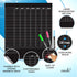 Cinch Magnetic Dry Erase Chores Chart for Kids (17x20 inches, Black) - 6 Whiteboard Markers with Magnets...