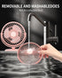 USB Desk Fan, Mini Fan but Powerful, Portable USB Fan with 3 Speeds, Quiet Table Personal Fan, 360°Rotate Coolness, Small Table Fan for Home,Offic...