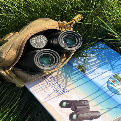 Camo Binocular & Rangefinder Case,Life Waterproof, Inside the Foam Cushion Shockproof, Suitable for Hunting Hiking Travel to Carry?Binoculars Belo...