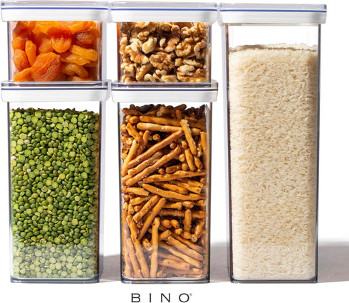 BINO | Food Storage Containers - 900ML | THE SNAP+COLLECTION | Airtight Storage Containers with Lids | Kitchen & Pantry Organization | Kitchen Con...