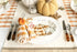 Mud Pie Harvest Check Napkin Set, Orange, 18" x 18"...