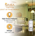 Simba Lighting Halogen Light Bulb G8 T4 35W JCD Bi-Pin (10 Pack) Longer 1.7" Length for Kitchen Hood, Landscape Lights, Desk and Floor Lamps, Wall...