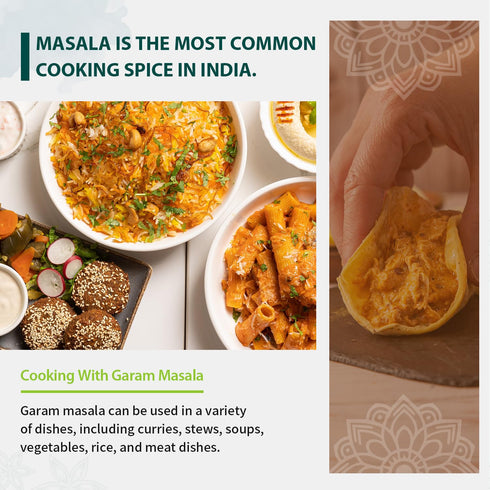 Soeos Garam Masala, 15 oz (425g), Garam Masala Powder, Indian 8-Spice Blend, Salt-No, Vegan, No Colors, Gluten Friendly, Non-GMO, Masala Seasoning...