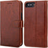 Bocasal PU Leather Wallet Case for iPhone 7/8 Plus with Card Holder, Magnetic Kickstand, Wrist Strap & Removable Flip Cover (Brown)...