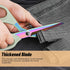 Extra Large Multi-Purpose, Titanium-Coated Tailor's Shears, Forged Stainless Steel Professional Hand Shears, Tailor's Comfort Grip Shears, (9.8 In...