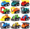 12-Piece Mini Truck Toy Kit - Pull Back Construction Vehicles for Kids, Great Party Favors, Birthday Gifts, Classroom Rewards, and Stocking Stuffe...