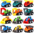 12-Piece Mini Truck Toy Kit - Pull Back Construction Vehicles for Kids, Great Party Favors, Birthday Gifts, Classroom Rewards, and Stocking Stuffe...