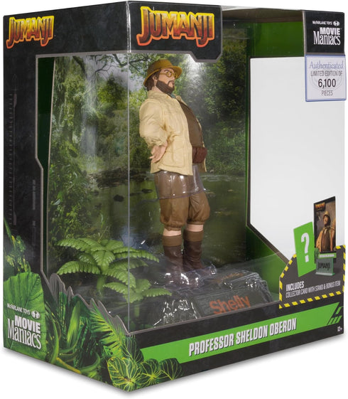 McFarlane Toys - Movie Maniacs Professor Sheldon Oberon (Jumanji) 6in Posed Figure...