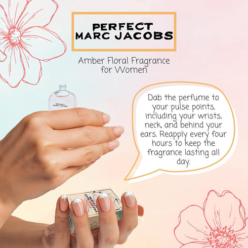 Marc Jacobs Perfect Eau de Parfum Mini Splash, 0.16 Ounce...