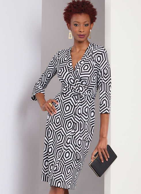 Vogue Misses' Wrap Dresses Sewing Pattern Packet, Design Code V1952, Sizes 16-18-20-22-24...
