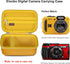 Carrying Case for Kodak PIXPRO WPZ2 Rugged Waterproof Digital Camera, Shockproof WiFi 4K Video Digital Camera Storage Cover Bag, Mesh Pocket fits ...
