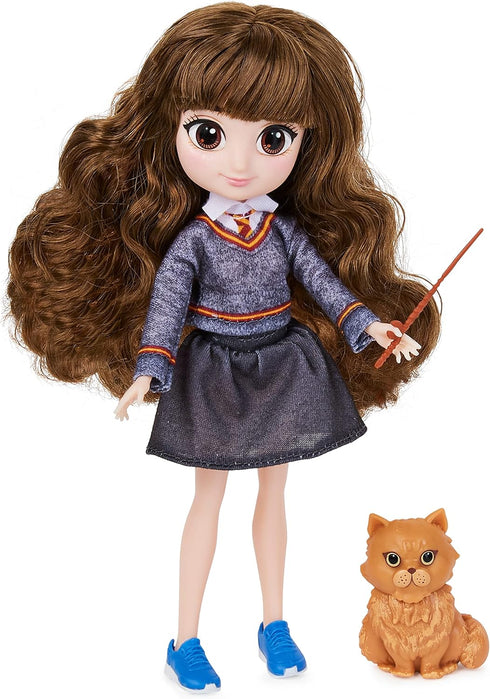 Wizarding World Harry Potter, 8-inch Brilliant Hermione Granger Doll Gift Set with 5 Accessories and 2 Outfits, Kids Toys for Ages 6 and up...