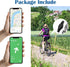 Airtag Bike Mount Hidden Waterproof,Airtag Case with Safety Screws,AirTag Bicycle Mount to Be Hidden Under Bottle Cages,Perfect Camouflage,with Co...