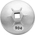Model 904 Oil Filter Wrench, 79mm 15 Flute Filter Removal Cup Wrench, Oil Filter Cap Removal Socket Tool...