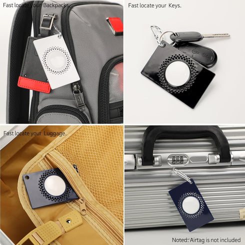 AirTag Wallet Holder,Ultimate Thinness IP68 Waterproof Case for Apple AirTag,Suitable for Keys, Card Cases, Wallets, Backpacks,Handbags,Luggage (W...