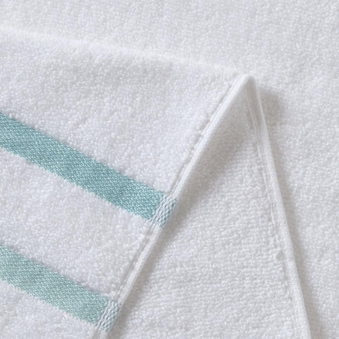 Comfort Spaces Cotton 8 Piece Bath Towel Set Striped Ultra Soft Hotel Quality Quick Dry Absorbent Bathroom Shower Hand Face Washcloths, Multi-Size...