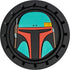 Plasticolor 000664R01 Star Wars Boba Fett Auto Car Truck SUV Cup Holder Coaster 2-Pack...