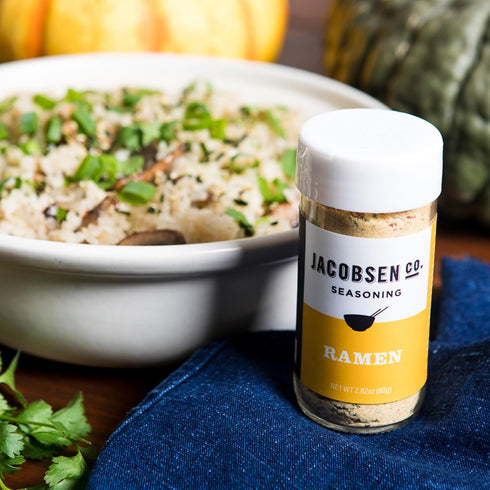 Jacobsen Salt Co. Ramen Seasoning – Sea Salt Soy-Free, Gourmet Seasonings and Spices for Cooking, Made in USA, Real Salt Flakes, Umami Seasoning –...