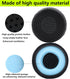Grind Ear Pads Replacement Repair Accessories Porous Leather-Faced Ear Pads Compatible with Skullcandy Grind Wireless Earphones (Black)......