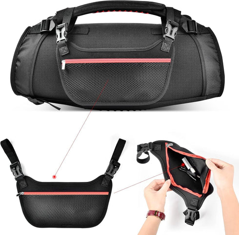 PAIYULE Carrying Strap Case Compatible with JBL Boombox 3 Portable Bluetooth Speaker, Travel Storage Bag Holder with Accessories Pouch for Charger...