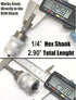 ELECTRIC DRILL to SCREWGUN CONVERTER Adjustable Clutch Drywall Tool Screw Depth Setter w/Manganese S2 Phillips 2 Screwdriver Bit | Countersink Ply...