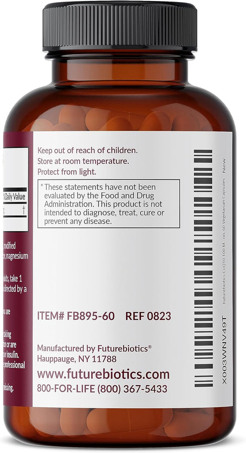 Futurebiotics CoQ10 100 MG Cellular Energy Production, 60 Vegetarian Capsules...
