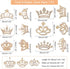 CHGCRAFT 9Pcs 9 Styles Crystal Rhinestone Crown Brooch Pin for Women Open Pave Crystal Wedding Brooch Scarf Pin Gift for Women Womens Mother Shirt...