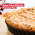 Tart Pan 11 Inch Removable Bottom- Carbon Steel Deep Quiche Pan, Rust, & Temperature Resistant 550-600 °F– Non-Stick, Perfect for Baking Fruit Tar...