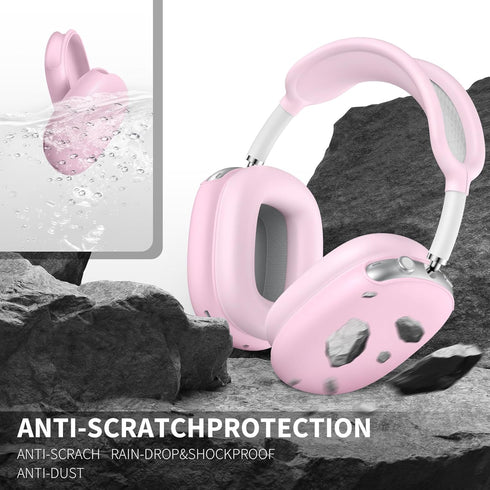 Silicone Case Cover for AirPods Max Case, Anti-Scratch Ear Pad Case Cover/Ear Cups Cover/Headband Cover for AirPods Max,Accessories Soft Silicone ...