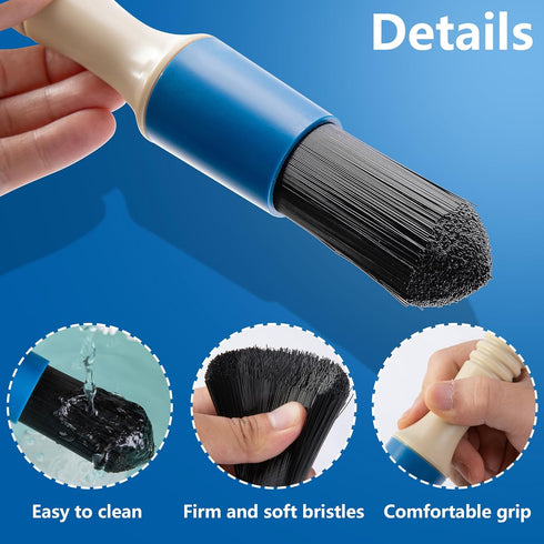 Flow-Thru Parts Washer Brush- Wear Resistant Parts Cleaning Brush with 31 Inch Long Hose- Parts Cleaner Flow Through Replacement Brush for Parts C...