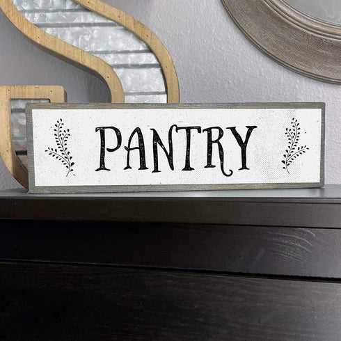 Kitchen Wood Signs (Medium - Wood And Metal, Pantry)...