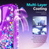 NGB Designed for iPhone 12 Mini Case, Purple/Blue | Glitter Liquid Sparkle Cute Cover for Women Girls Kids | with Tempered Glass Screen Protector ...