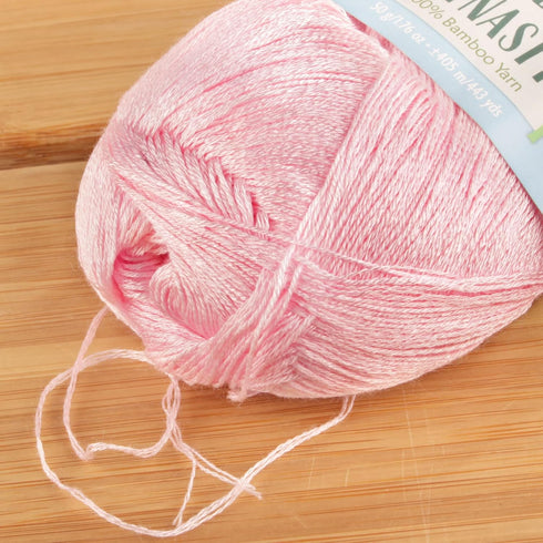 JubileeYarn Bamboo Dynasty - 50g/Skein Fingering Weight Bamboo Rayon - 3305 Primrose Pink - 2 Skeins...