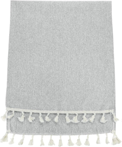 MECCANIXITY Microwave Oven Cover Dust, 13.78"x37.4" Cotton and Linen Decorative Kitchen Appliance Protective Cover for Home Refrigerator Machine D...