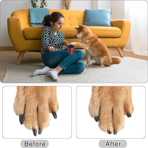 Dog Nail File with 8 Pcs Replaceable Sandpaper Dog Nail File Scraper Stress Free Dog Scratch Pad Mini Nail Scratch Board for Dog...