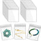 Jewelry Pouch Clear Self Seal Plastic Zipper Bags for Necklace Bracelet Packing Storage Transparent PVC Lock Pouches, Pack of 48...