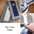 Blue and White Fringe Trim Tassel Trim for Curtains Pillows Carpet Umbrellas (1.35 Inch6 Yards)...