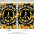 Hippie Sunflower Garden Flag Double Sided 12Wx18L Inch Imagine All The People Living Life in Peace Flag Positive Quotes Small Vertical Yard Flag f...