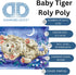 DIAMOND DOTZ ® - Baby Tiger Roly Poly, Partial Drill, Round Dotz, Diamond Painting Kits, Diamond Art Kits for Adults, Gem Art, Diamond Art, Kits, ...
