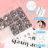 VERACT Earring Posts and Backs, 2000Pcs Hypoallergenic Earring Studs for Jewelry Making Kit and Butterfly Earring Backs and Rubber Earring Backs w...