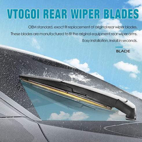 Wiper Blades With Rear Wiper Blades Set For 2019-2024 Subaru Forester,Automotive Replacement Windshield Wiper Blades, That Meet OEM Quality Easy D...