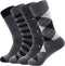 Mens Grey Dress Socks Size 10-13, Cotton Crew Calf Socks...