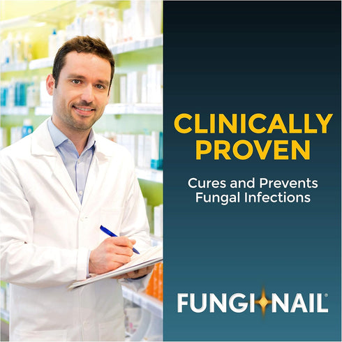 Fungi-Nail Anti-Fungal Liquid Solution, Kills Fungus That Can Lead to Nail & Athlete’s Foot with Tolnaftate & Clinically Proven to Cure and Preven...