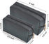 2pcc set PU Leather Cosmetic Bag for Women Minimalism Makeup Bag for Daily Use Portable Storage Purse Small Neat Cosmetic Pouch Water-resistant To...