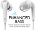 MEE audio RX18 Comfort-Fit in-Ear Headphones with Enhanced Bass (White)...