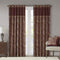 Madison Park Aubrey 2 Panel Curtain Faux Silk Paisley Jacquard, Rod Pocket Curtain for Living Room, Kitchen, Room Darkening Window Drape for Bedro...