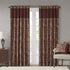 Madison Park Aubrey 2 Panel Curtain Faux Silk Paisley Jacquard, Rod Pocket Curtain for Living Room, Kitchen, Room Darkening Window Drape for Bedro...