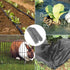 30Pack 6-Inch Galvanized Garden Landscape Staples Stakes, Heavy-Duty Sod Pins Anti-Rust Fence Stakes, Plant Stakes for Weed Barrier Fabric Ground ...