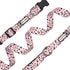 Bagel & Friends Matching Dog Collar & Leash Set XSmall, Small, Medium, Large for boy, Male, Female, Girl Dogs and Puppy (Medium, Speckled in Pink)...